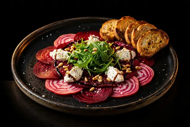 Carpaccio z červené řepy